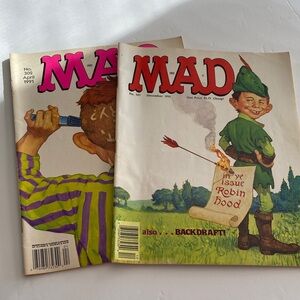 Vintage MAD Magazines April and December 1991